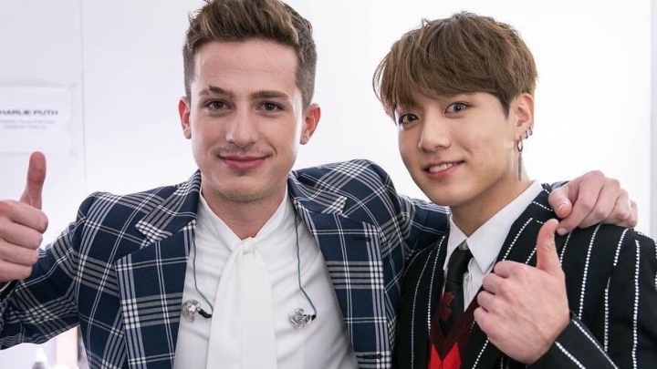 Charlie Puth e Jungkook (Foto: Reprodução)