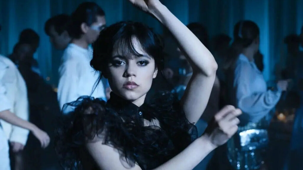 Jenna Ortega em Wandinha (Foto: Reprodução)