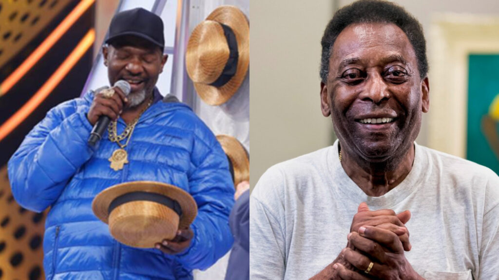 Mr Catra e Pelé (Foto: Reprodução)