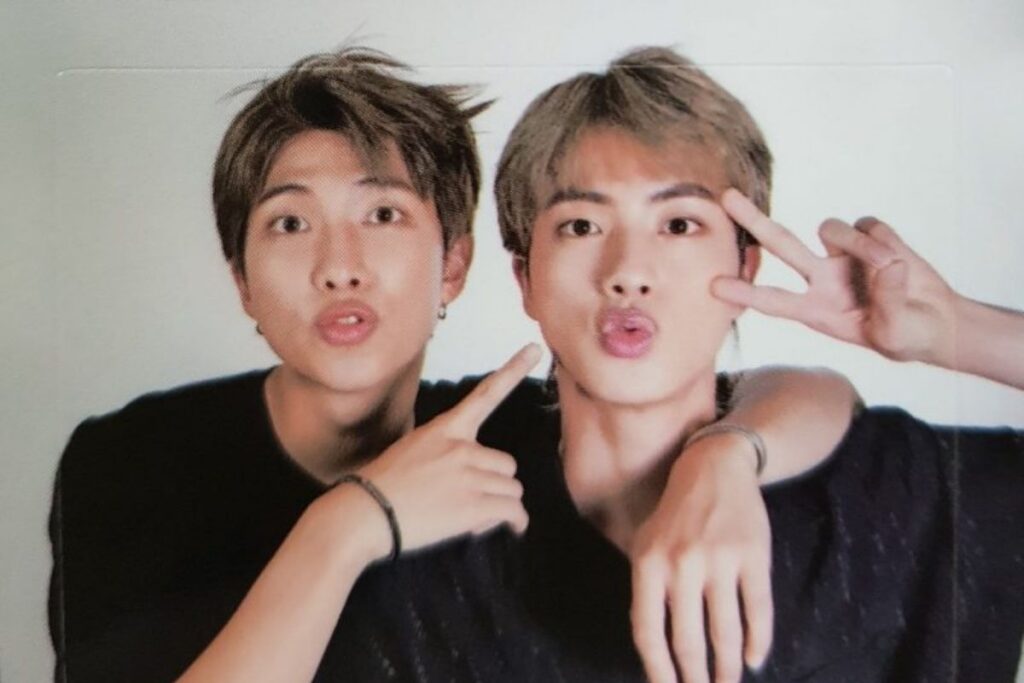 RM e Jin do BTS (Foto: Reprodução)