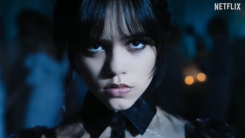 Jenna Ortega em Wandinha (Foto: Reprodução)