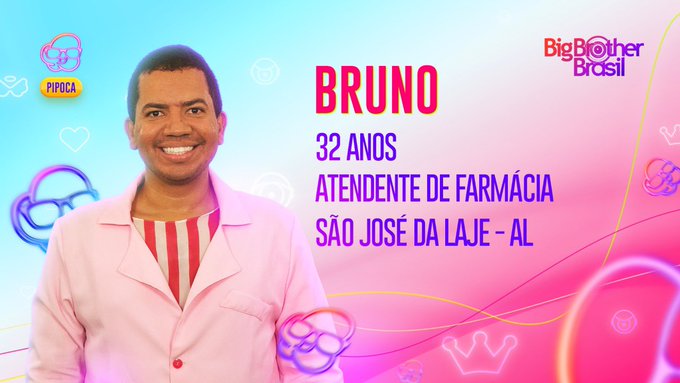 Bruno, do BBB 23 (Foto: Reprodução)