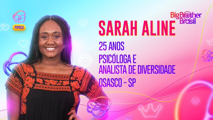 Sarah, do BBB 23 (Foto: Reprodução)