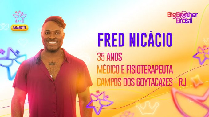 Fred Nicácio do BBB23 (Foto: Reprodução)