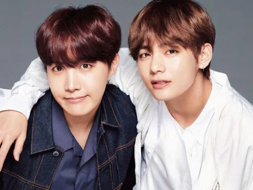 J-Hope e V do BTS (Foto: Reprodução)