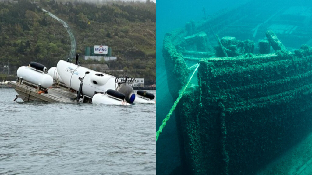 Submarino do Titanic (Foto: Reprodução)