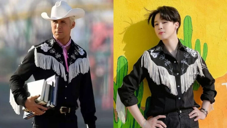 Ryan Gosling e Jimin (Foto: Reprodução)