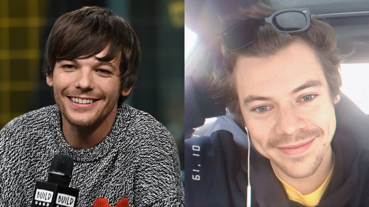 Louis Tomlinson e Harry Styles (Foto: Reprodução)