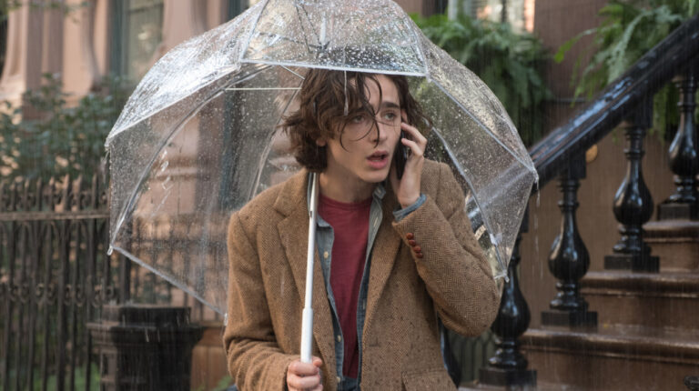 Timothée Chalamet em 'Um Dia de Chuva em Nova York' (Foto: Reprodução)