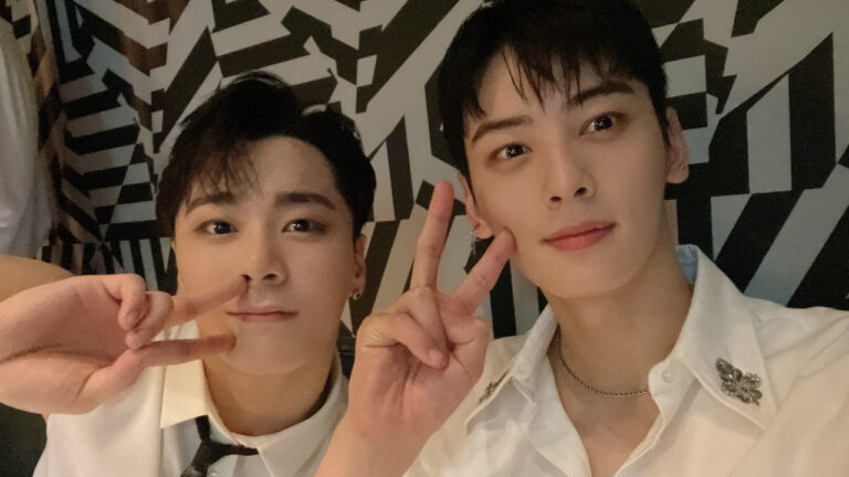 Moonbin e Cha Eunwoo (Foto: Reprodução)