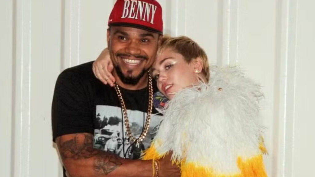 Naldo Benny e Miley Cyrus (Foto: Reprodução/Instagram)