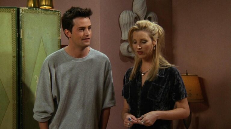Matthew Perry e Lisa Kudrow (Foto: Reprodução/Friends)