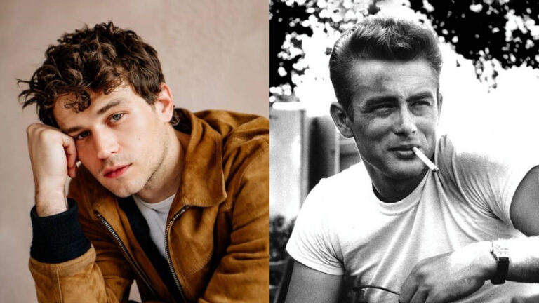 Brandon Flynn e James Dean (Foto: Reprodução/Internet)