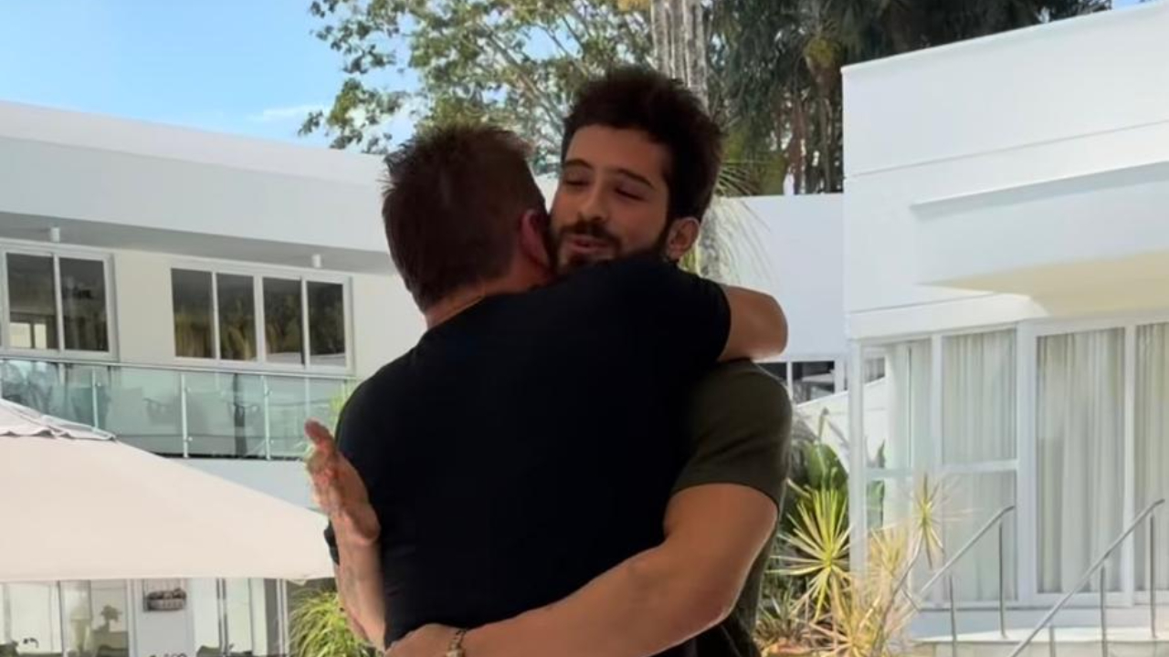 Veja a surpresa que João Guilherme preparou para Leonardo no Dia dos Pais